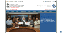 Desktop Screenshot of cpwd.gov.in